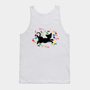 Trick or Treat Candy Kitten Tank Top